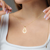 Thumbnail for Brother & Sisters Necklace Birth Flower Name Necklace