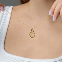 Thumbnail for Brother & Sisters Necklace Birth Flower Name Necklace