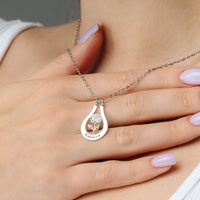 Thumbnail for Brother & Sisters Necklace Birth Flower Name Necklace