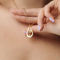Thumbnail for Brother & Sisters Necklace Birth Flower Name Necklace
