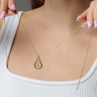 Thumbnail for Brother & Sisters Necklace Birth Flower Name Necklace