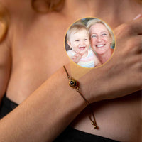 Thumbnail for Bubble Personalized Photo Bracelet For Women - Personalized Gift For Woman - Custom Jewelry For Her - Custom Bracelet Picture - Personalised Photo Gift Bracelet Gold Brother & Sisters