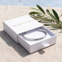 Thumbnail for Carpe diem armband — in der Geschenkbox, Silber | SKU: cp-rg