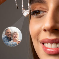 Thumbnail for Diamond Personalized Photo Bracelet - Personalized Gift - Custom Jewelry For Her - Custom Bracelet Picture - Personalised Photo Gift Bracelet Brother & Sisters