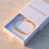 Thumbnail for Armband rosa — in der Geschenkbox, Gold | SKU: lecorail-g