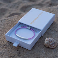 Thumbnail for Geflochtenes armband — in der Geschenkbox, Silber | SKU: lemauve-wg