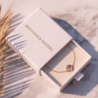 Thumbnail for Weltkugel armband — in der Geschenkbox, Roségold | SKU: 22665062-rose-gold