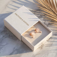 Thumbnail for Palmen ohrringe — in der Geschenkbox, Roségold | SKU: 10287609-rose-gold-color