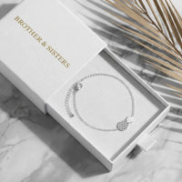 Thumbnail for Ananas armband — in der Geschenkbox, Silber | SKU: 9178613-white-gold