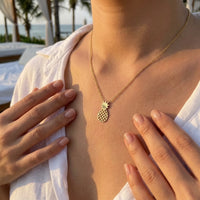 Thumbnail for Strandschmuck — getragen, echte Größe, Gold | SKU: 8050907-gold