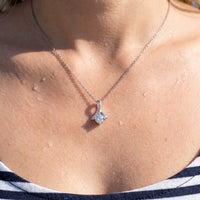 Thumbnail for Schleife kette — Nahaufnahme der Details, Silber | SKU: 6309048