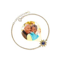 Thumbnail for Sun Personalized Photo Bracelet - Personalized Gift for Women - Custom Jewelry for Her - Custom Bracelet Picture - Personalised Photo Gift Bracelet Brother & Sisters