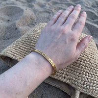 Thumbnail for Reise armband — getragen, echte Größe, Gold | SKU: ttfa-g