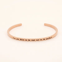 Thumbnail for Armband mit spruch — Produktfoto auf weißem Hintergrund, Roségold | SKU: 9864184-rose