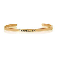 Thumbnail for Carpe diem armband — Produktfoto auf weißem Hintergrund, Gold