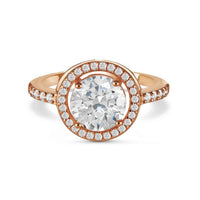 Thumbnail for Rosegold ring damen — Produktfoto auf weißem Hintergrund, Silber