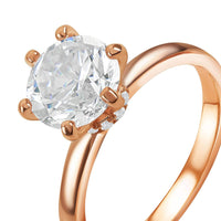 Thumbnail for Verlobungsring rosegold — Produktfoto auf weißem Hintergrund, Silber