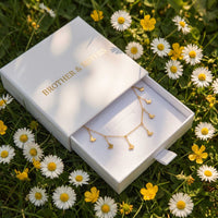 Thumbnail for Siena Fußkettchen Gold mit Schmetterlingen