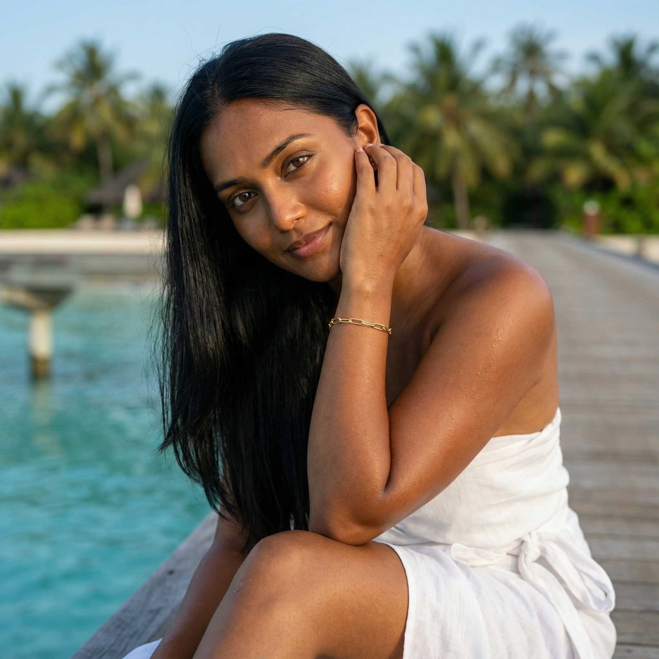 Büroklammer-Ketten Armband