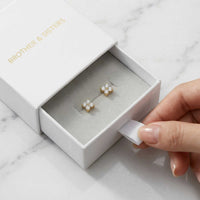 Thumbnail for Kristall Blumen Ohrstecker