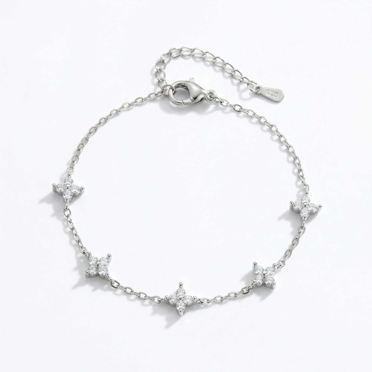 Kristall Blumen Armband