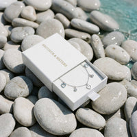 Thumbnail for Fußkettchen Gold Herz & Kristall