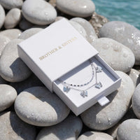 Thumbnail for Fußkettchen Gold Schmetterling Zweilagig