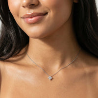 Thumbnail for Kristall Blumen Anhänger Kette