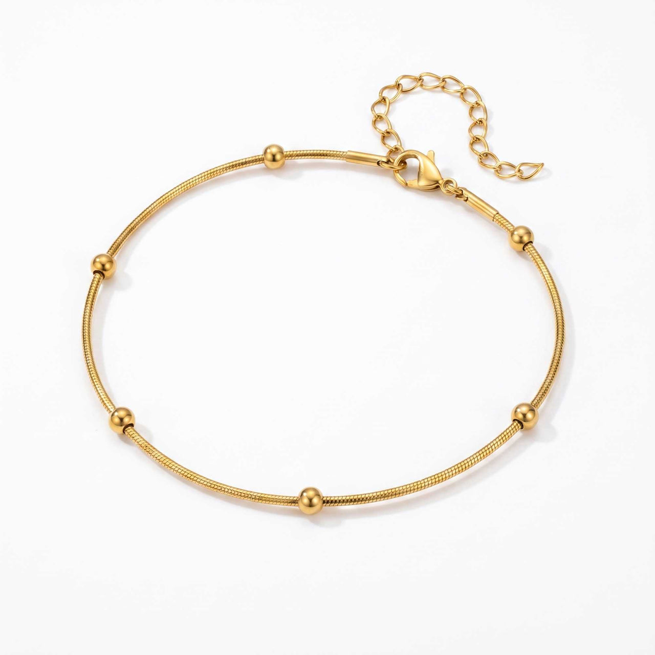 Taormina Fußkettchen Gold Satellite
