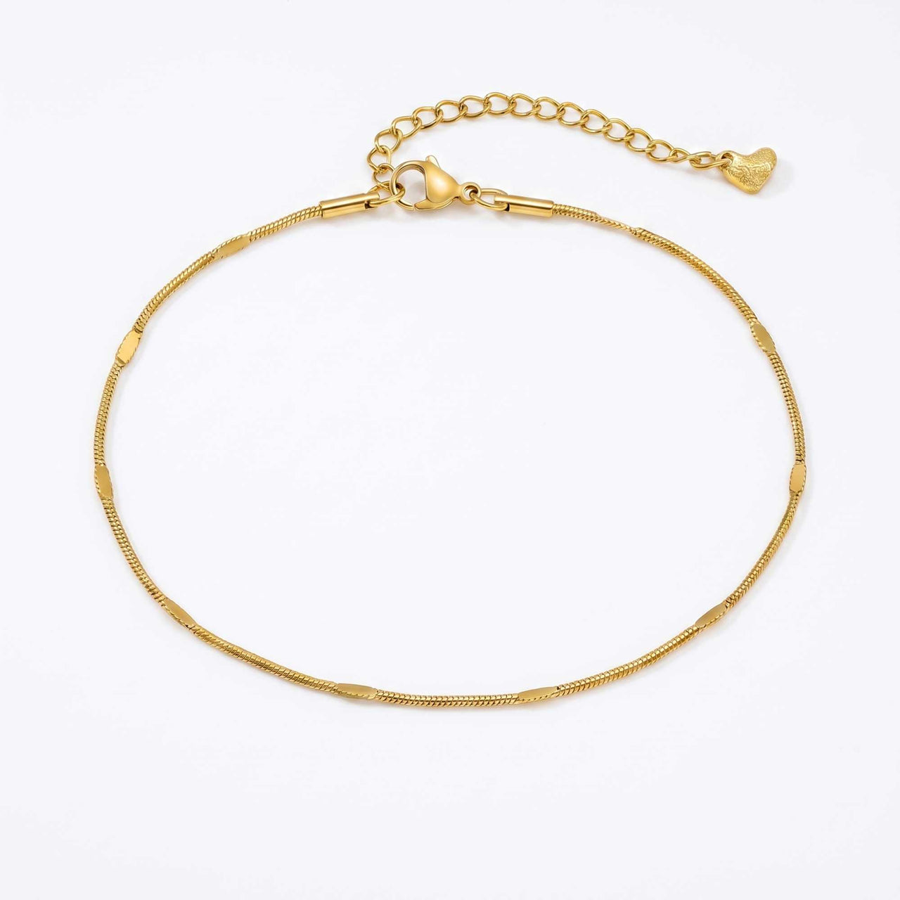 Sorrento Fußkettchen Gold Schlangenkette