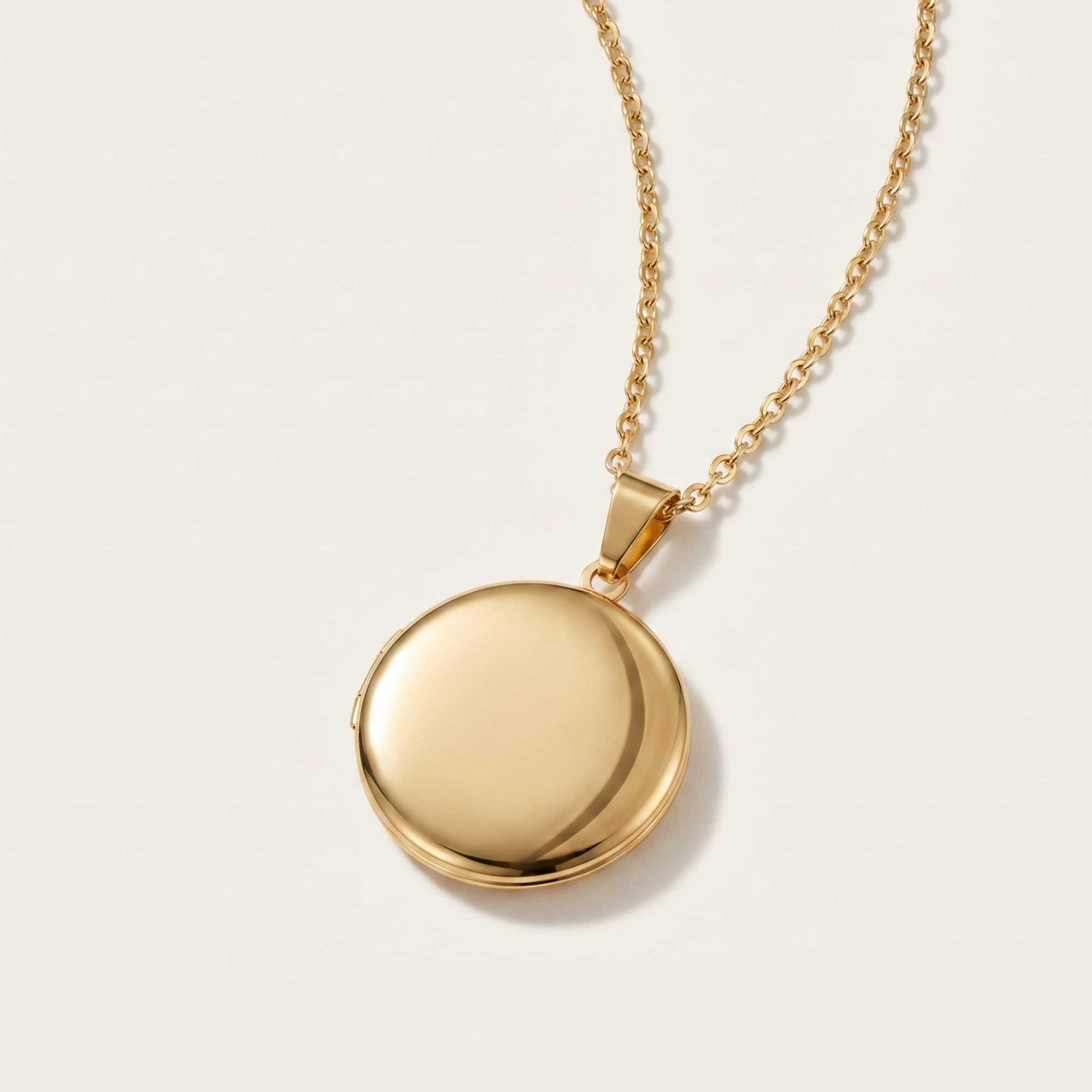 Runde Foto-Medaillon-Kette