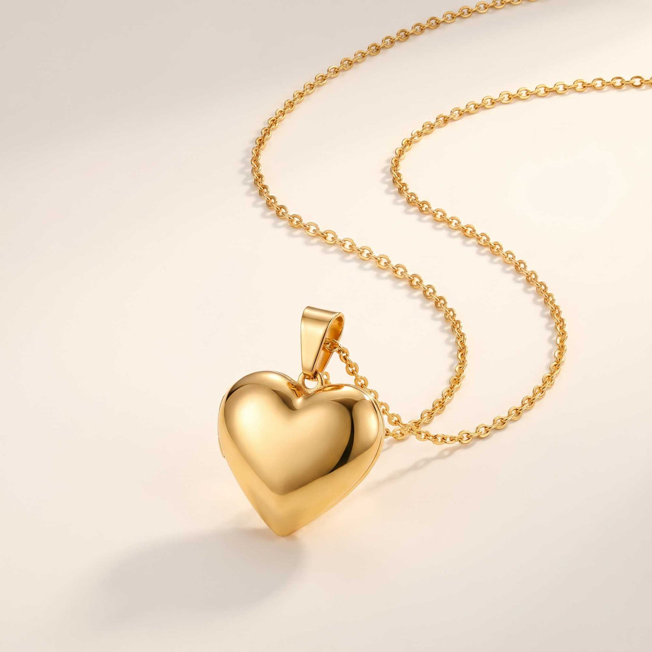 Herz-Medaillon Halskette mit Foto