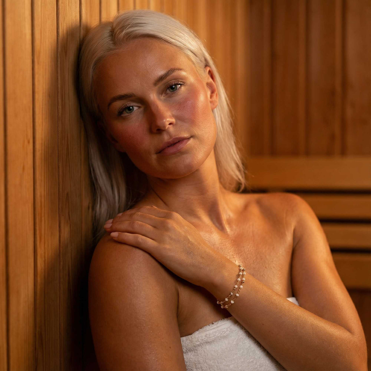 Double White Armband