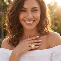 Thumbnail for Kristall-Herz-Medaillon Halskette mit Foto