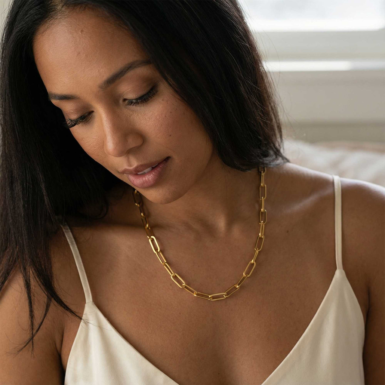 Ria Büroklammer-Ketten Halskette