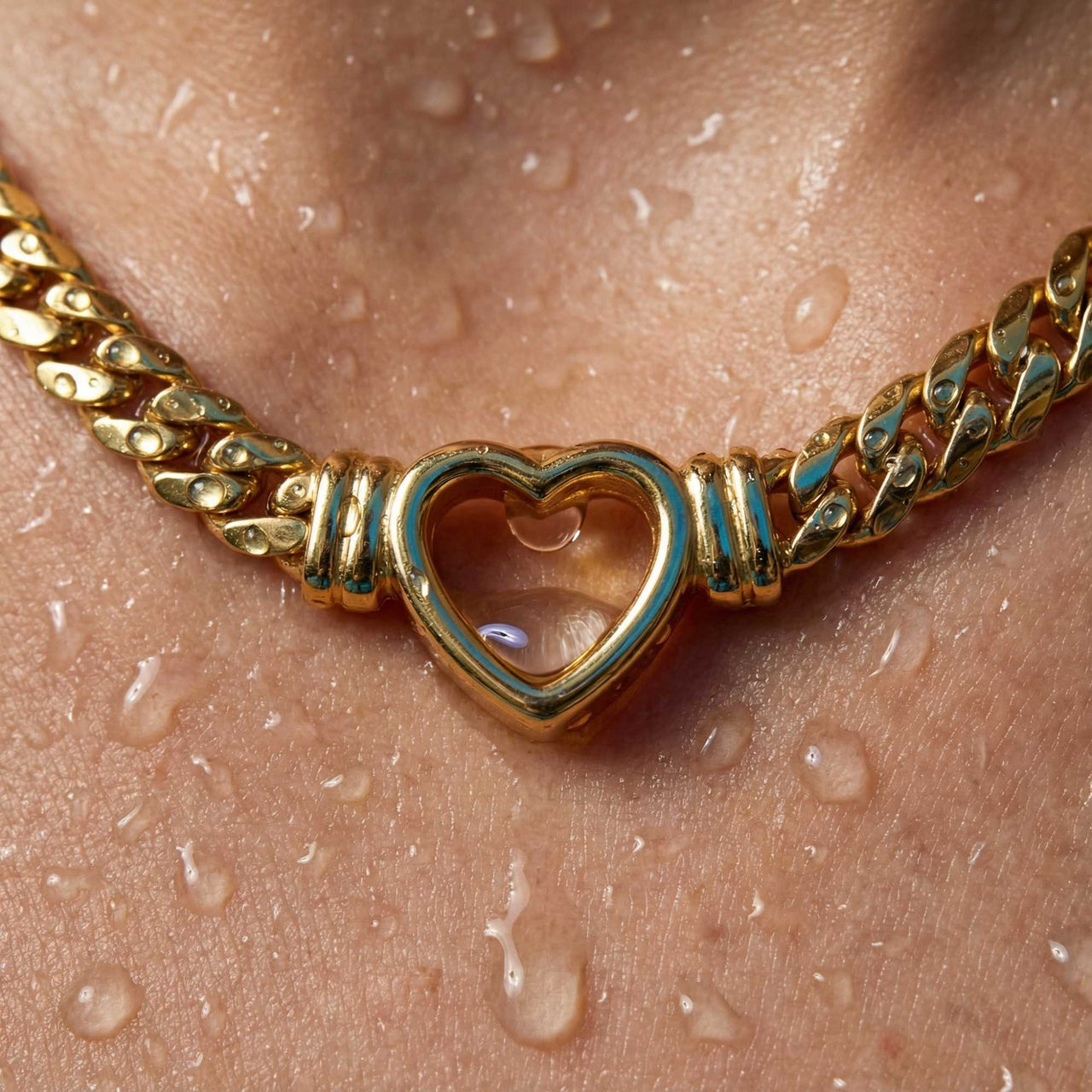 Vali Herz-Choker Halskette