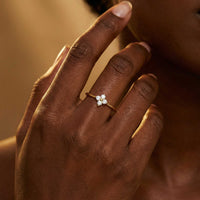 Thumbnail for Kristall Blumen Ring