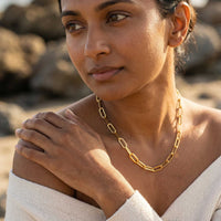 Thumbnail for Ria Büroklammer-Ketten Halskette