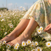 Thumbnail for Siena Fußkettchen Gold mit Schmetterlingen