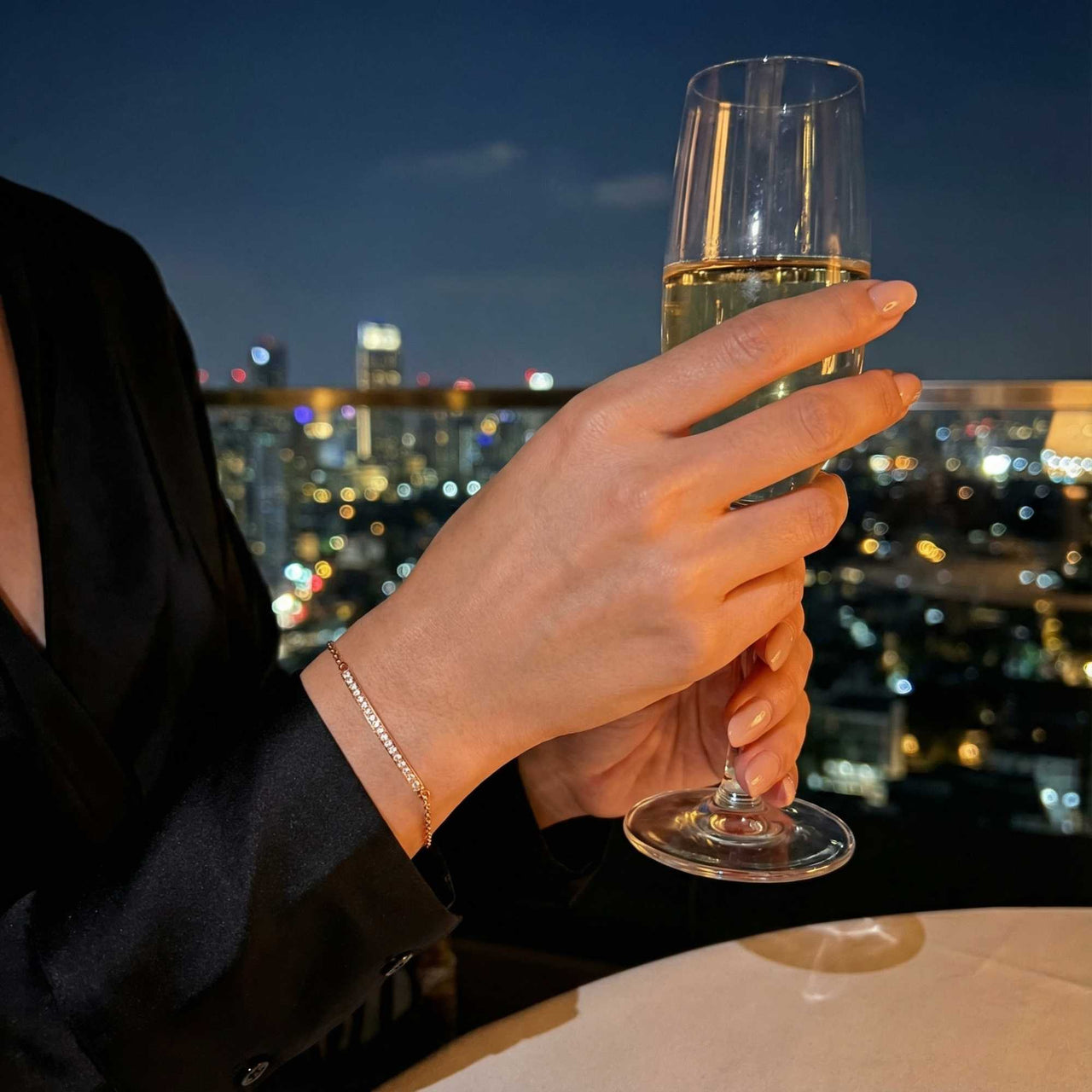 Armreif mit österreichischen Kristallen