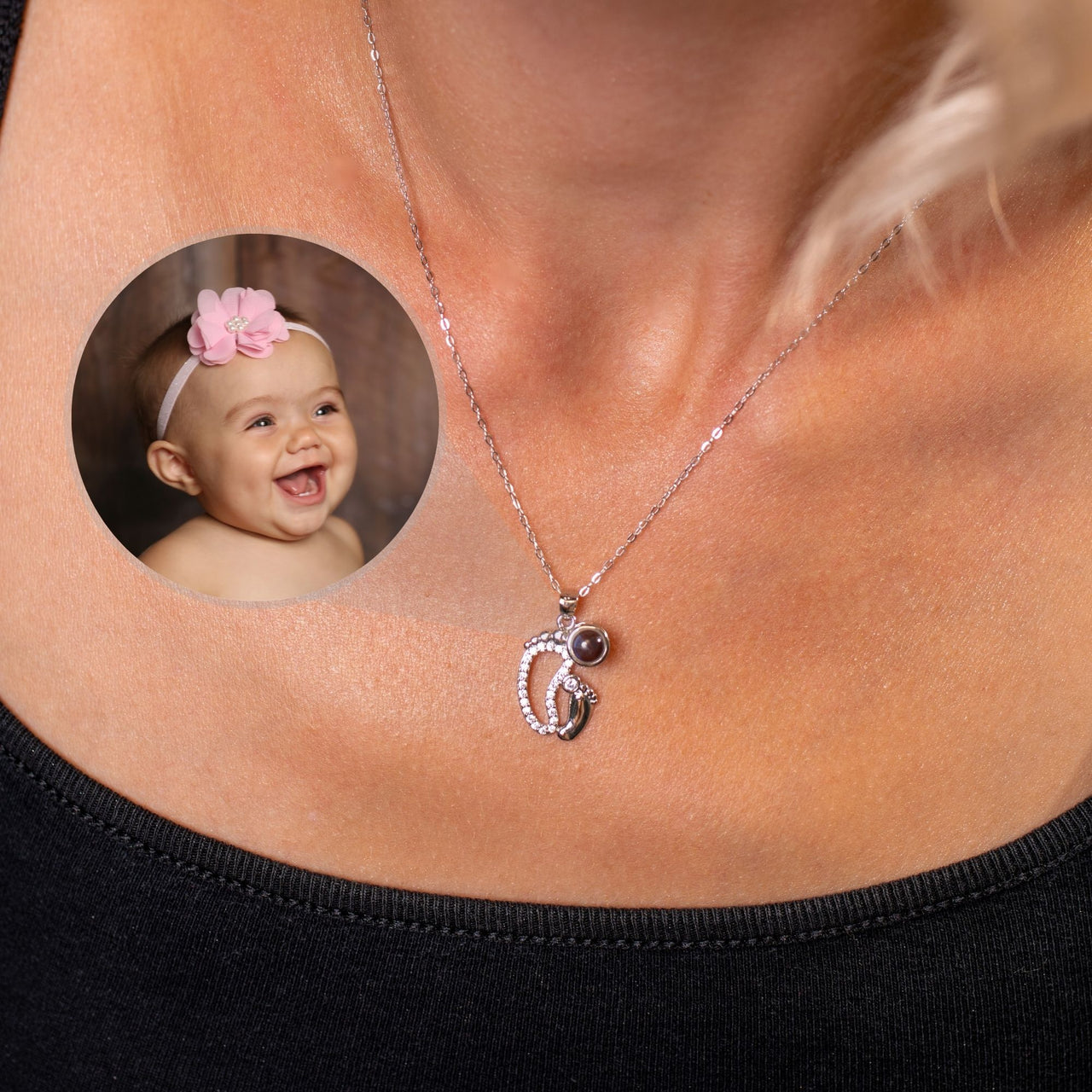 Collier Photo Enfant