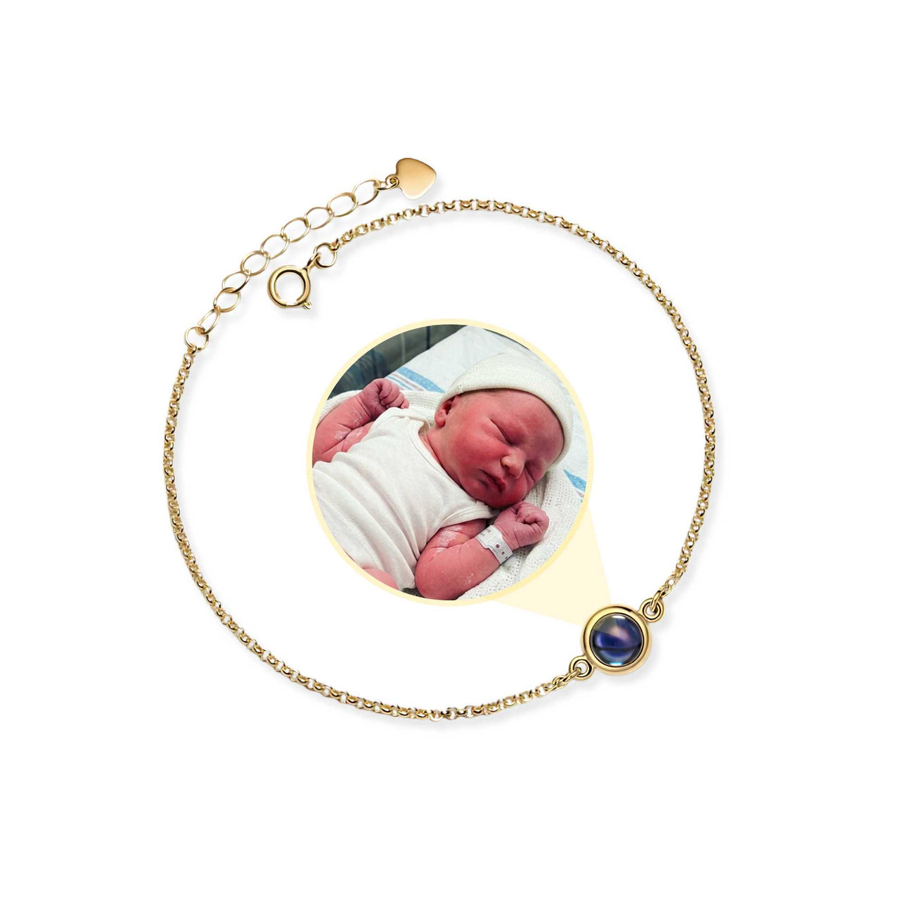 Erinnerungs-Armband Baby | Vom Ultraschall bis Heute