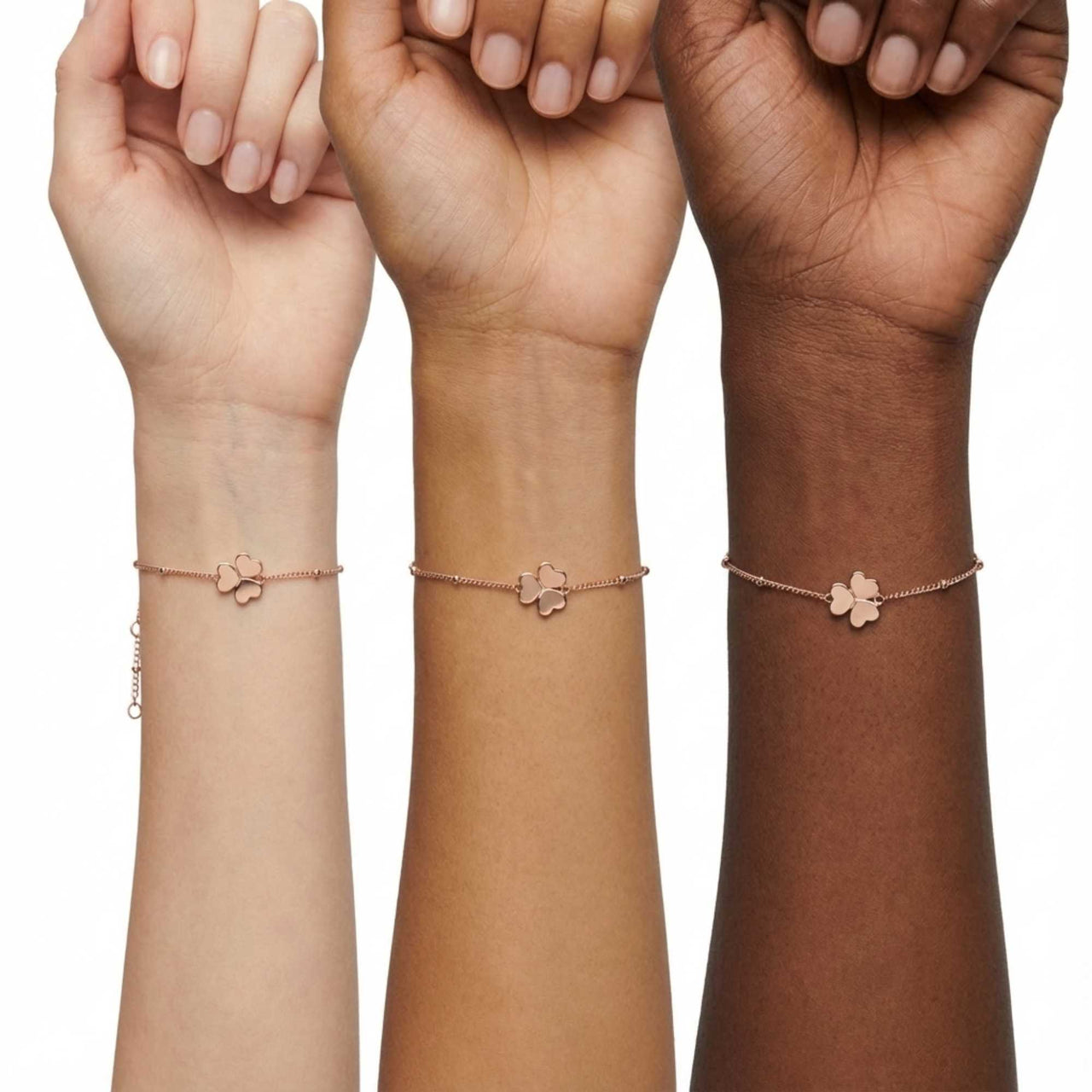 Glücks-Kleeblatt Armband