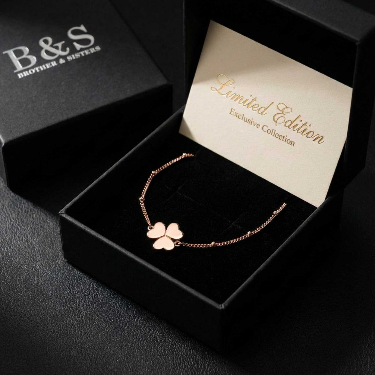 Glücks-Kleeblatt Armband