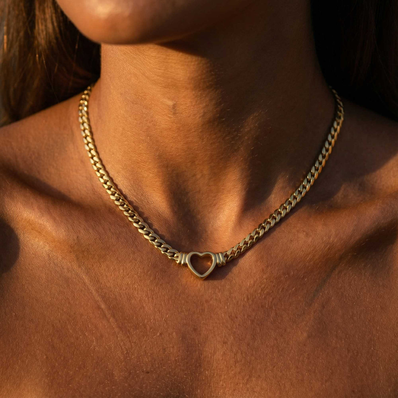 Vali Herz-Choker Halskette