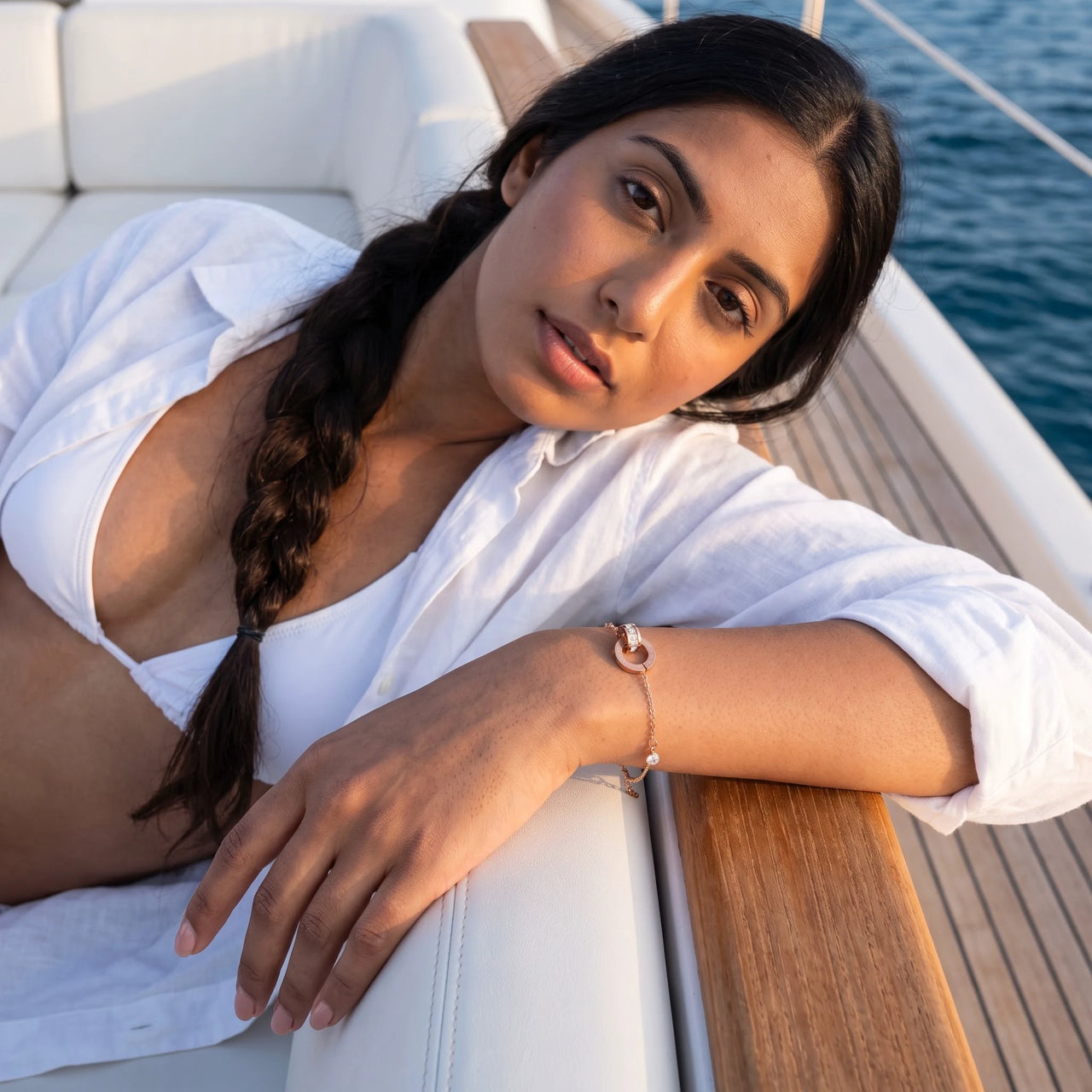 Brautjungfer armband — getragen, Roségold | SKU: 25535338-rose-gold