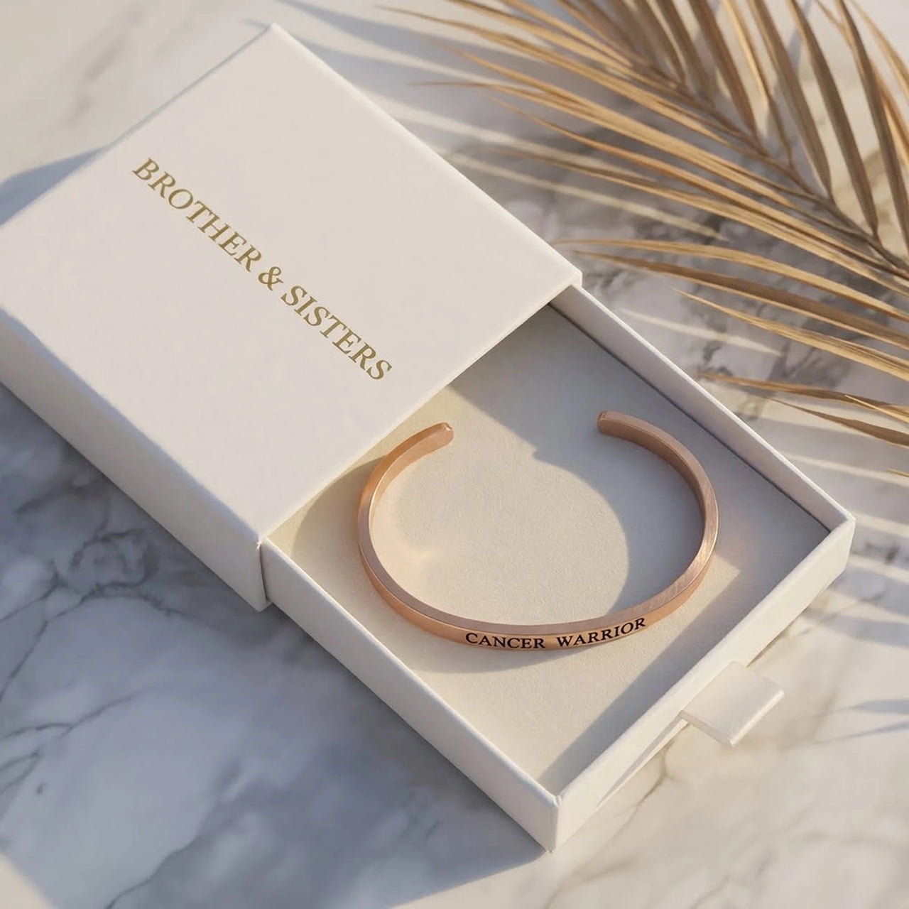 Armreif mit gravur — in der Geschenkbox, Roségold | SKU: 7220397-rose-gold-plated