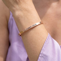 Thumbnail for Gravur armband — Nahaufnahme der Details, Roségold | SKU: cp-rg
