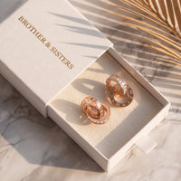 Thumbnail for Ohrringe edelstahl — in der Geschenkbox, Roségold | SKU: 11137578-rose-gold