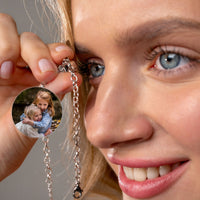 Thumbnail for Halo Personalized Photo Bracelet - Personalized Gift for Women - Custom Jewelry For Her - Custom Bracelet Picture - Personalised Photo Gift Bracelet Brother & Sisters